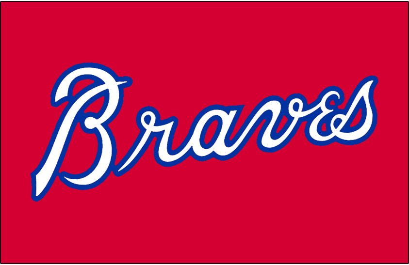 Atlanta Braves 1979-1980 Batting Practice Logo iron on transfers for fabric